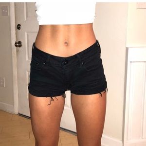 Bullhead Folded Black Shorts